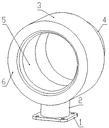 Engine tail gas diluting and cooling device based on Bernoulli law and debugging method and adjusting method