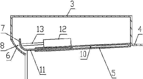 Engine tail gas diluting and cooling device based on Bernoulli law and debugging method and adjusting method