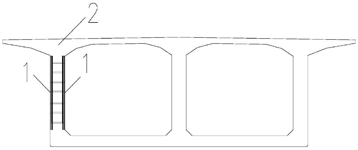 Method for repairing frost heaving cracking of newly-built concrete beam body