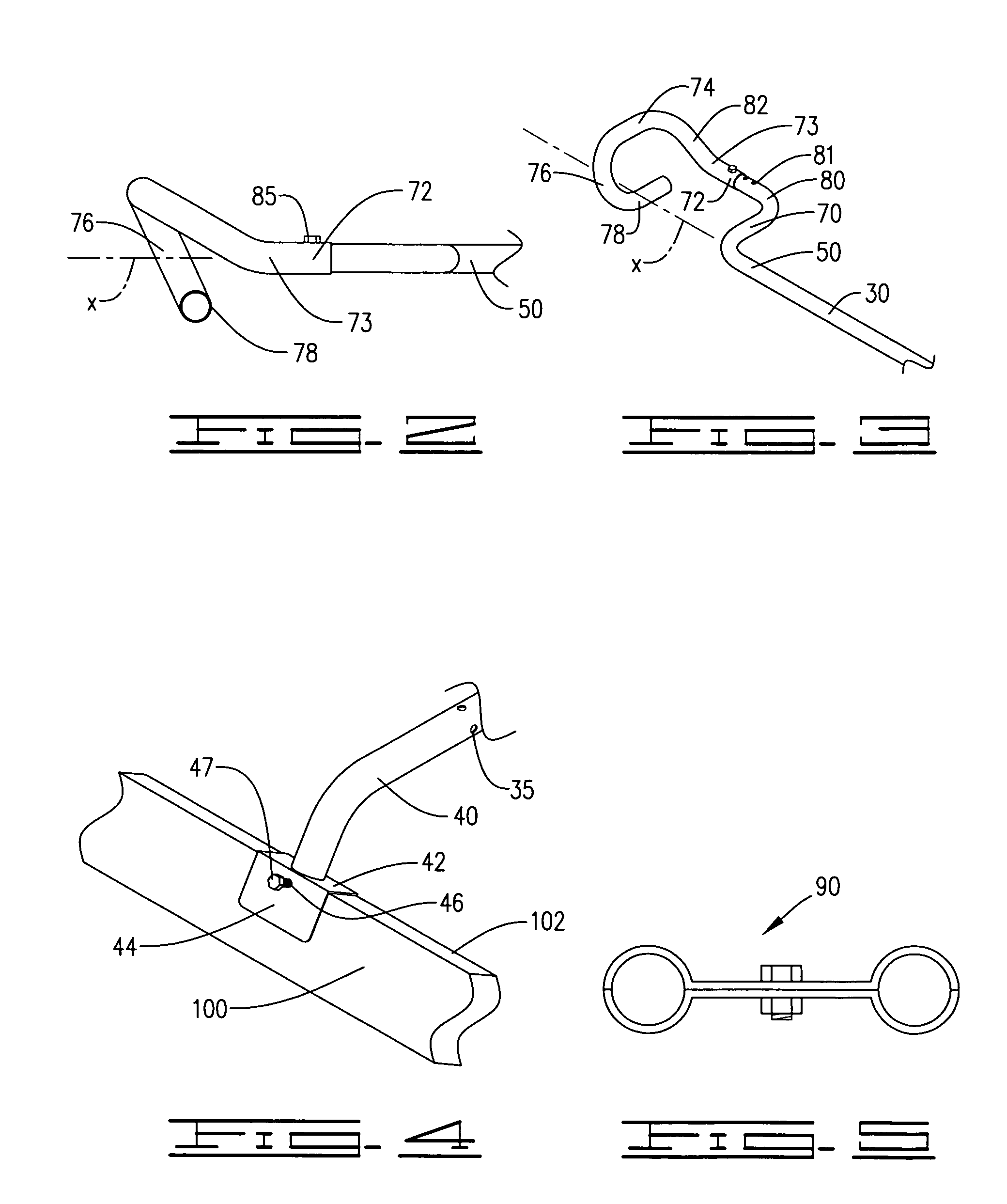 Ergonomic concrete screed handles