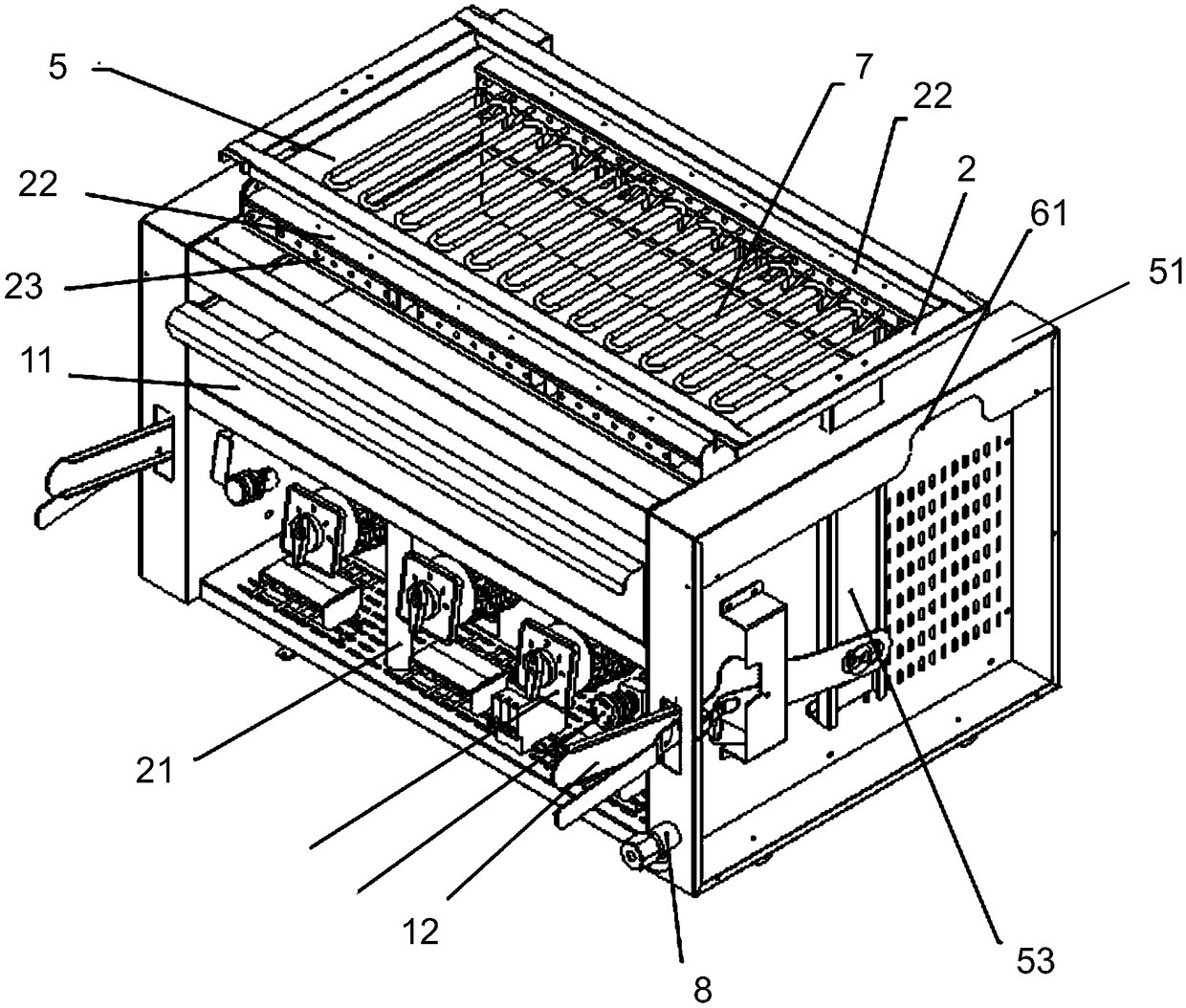 Lifting smokeless oven