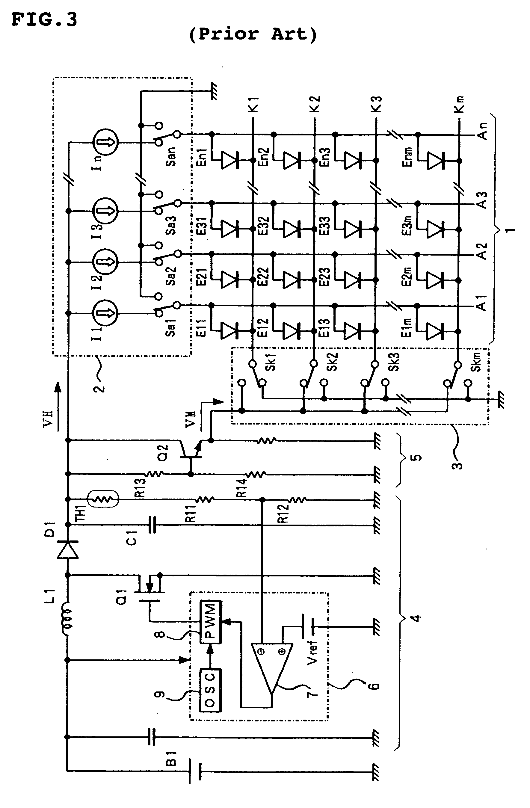 Drive method and drive device of a light emitting display panel