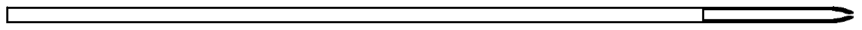 Loop transfer needles capable of being automatically restored and loop transfer mechanism with loop transfer needles