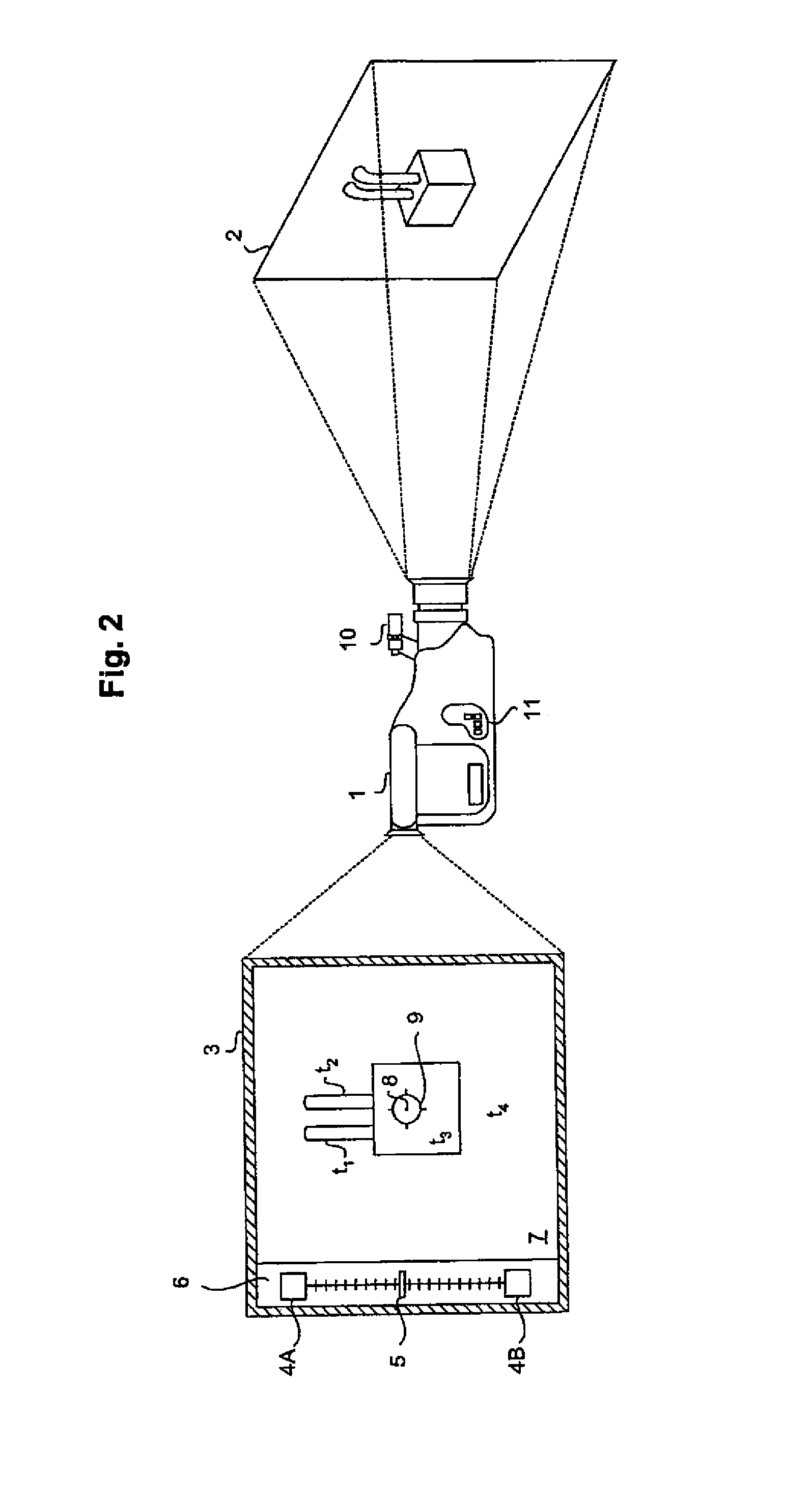 IR camera with adjustable view parameter settings