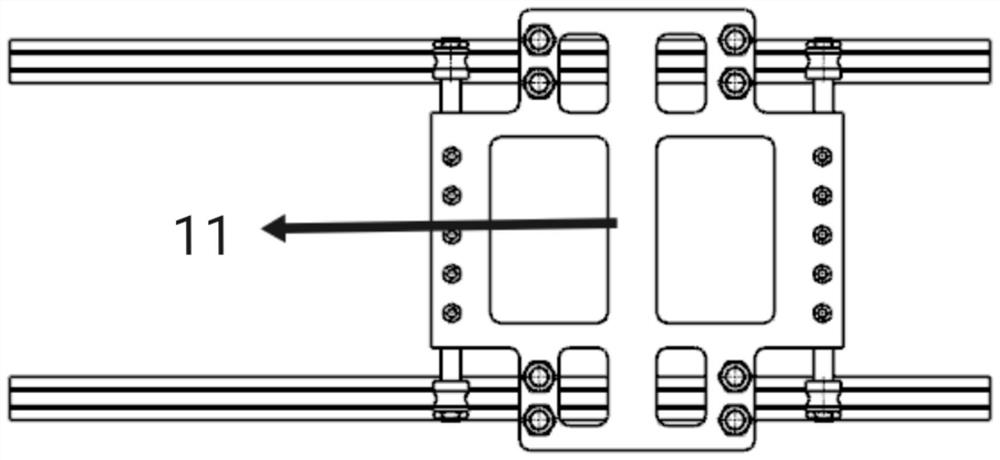 Silent wear-resistant track of wire and cable repeated bending testing machine