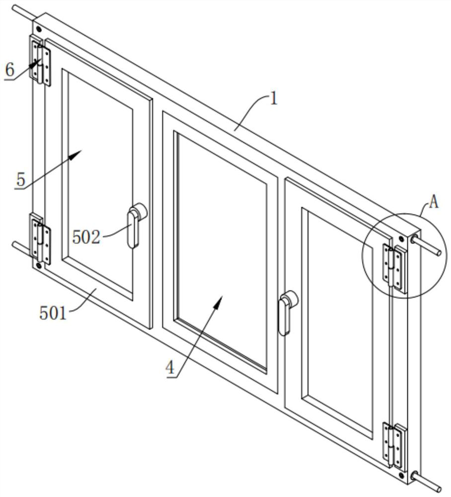 Novel heat-preservation energy-saving aluminum alloy door and window and mounting method thereof