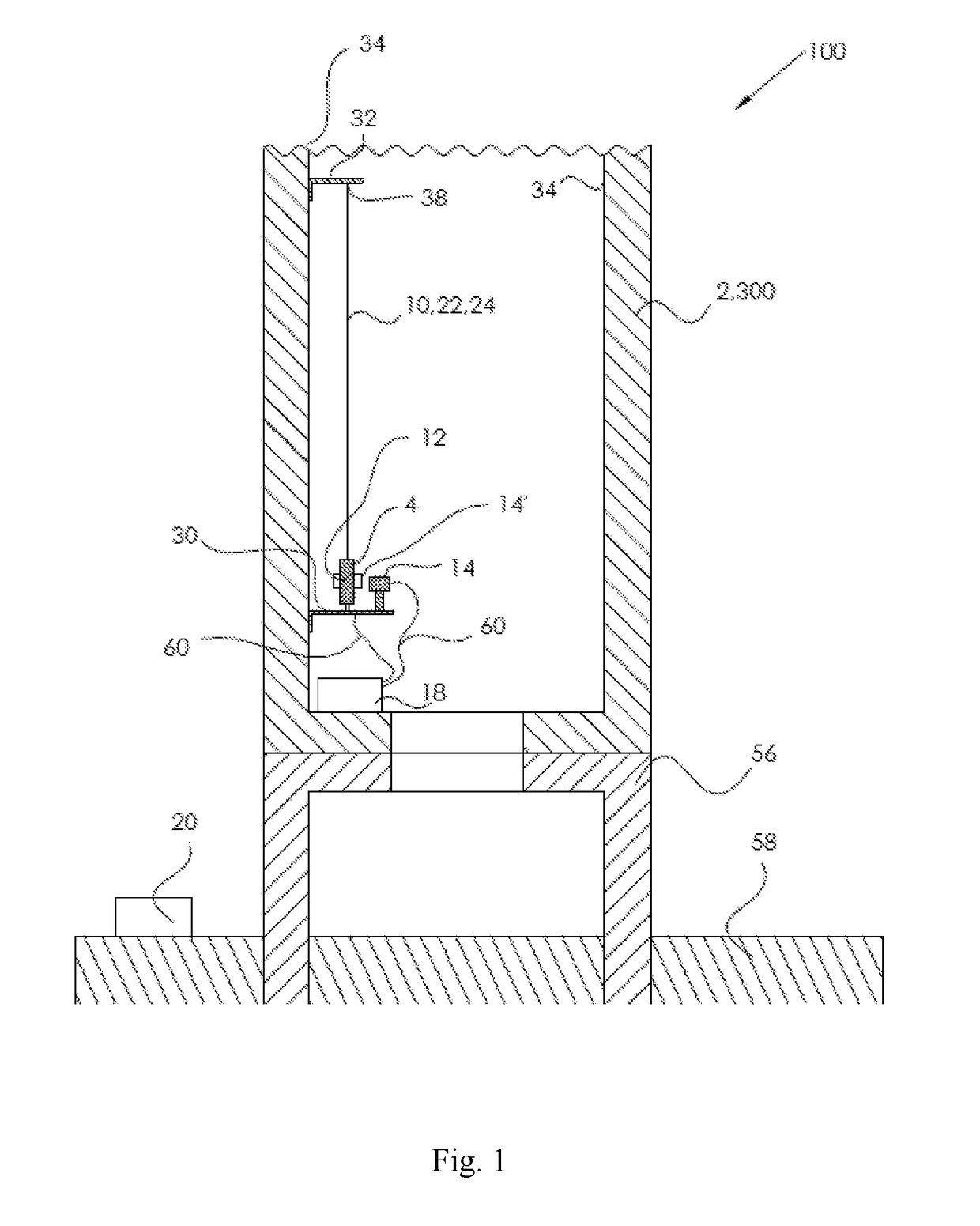 System for Detection of Foundation Movement in a Wind Turbine
