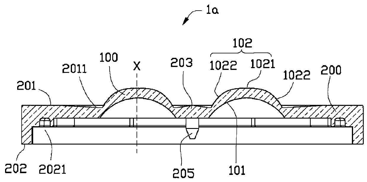 Lens, light guide cover with the lens and lighting device using the lens