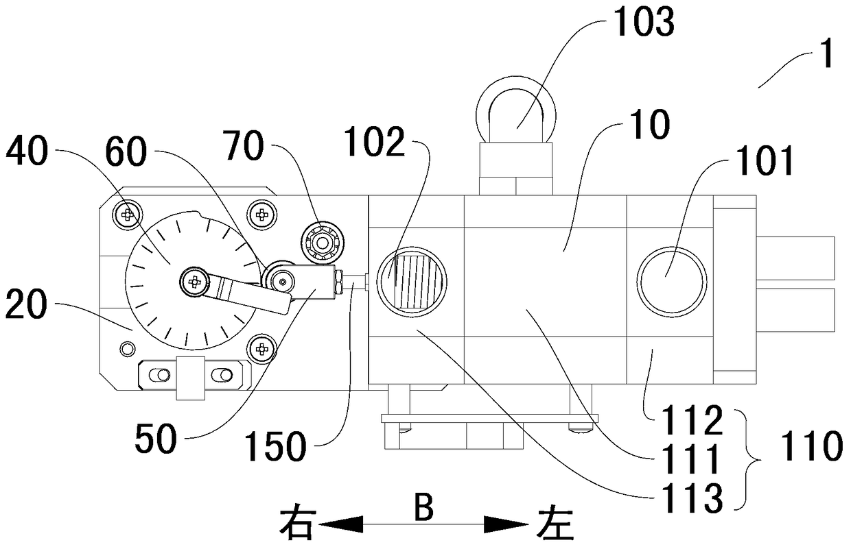 Oxygen mixing valve and ventilator with the oxygen mixing valve