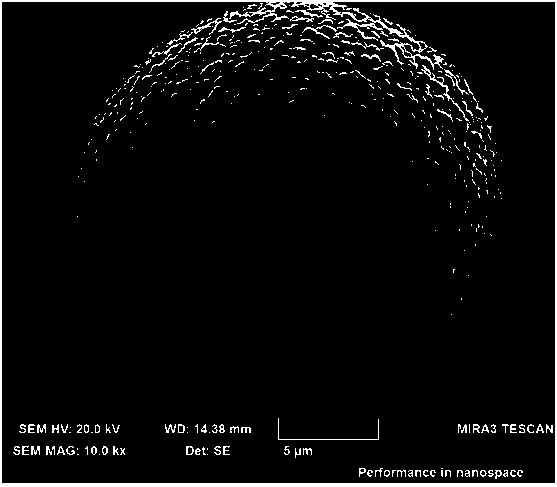 Preparation method of lanthanum zirconate in-situ coated high-nickel ternary cathode material