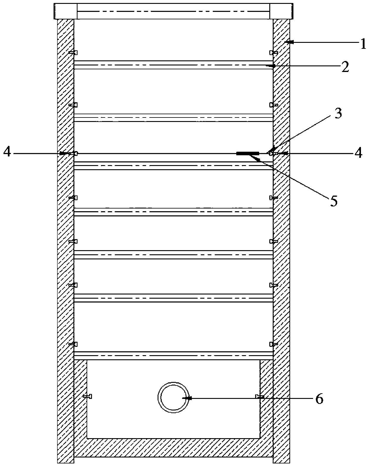 System and method for measuring horizontal deformation of pipe jacking working well