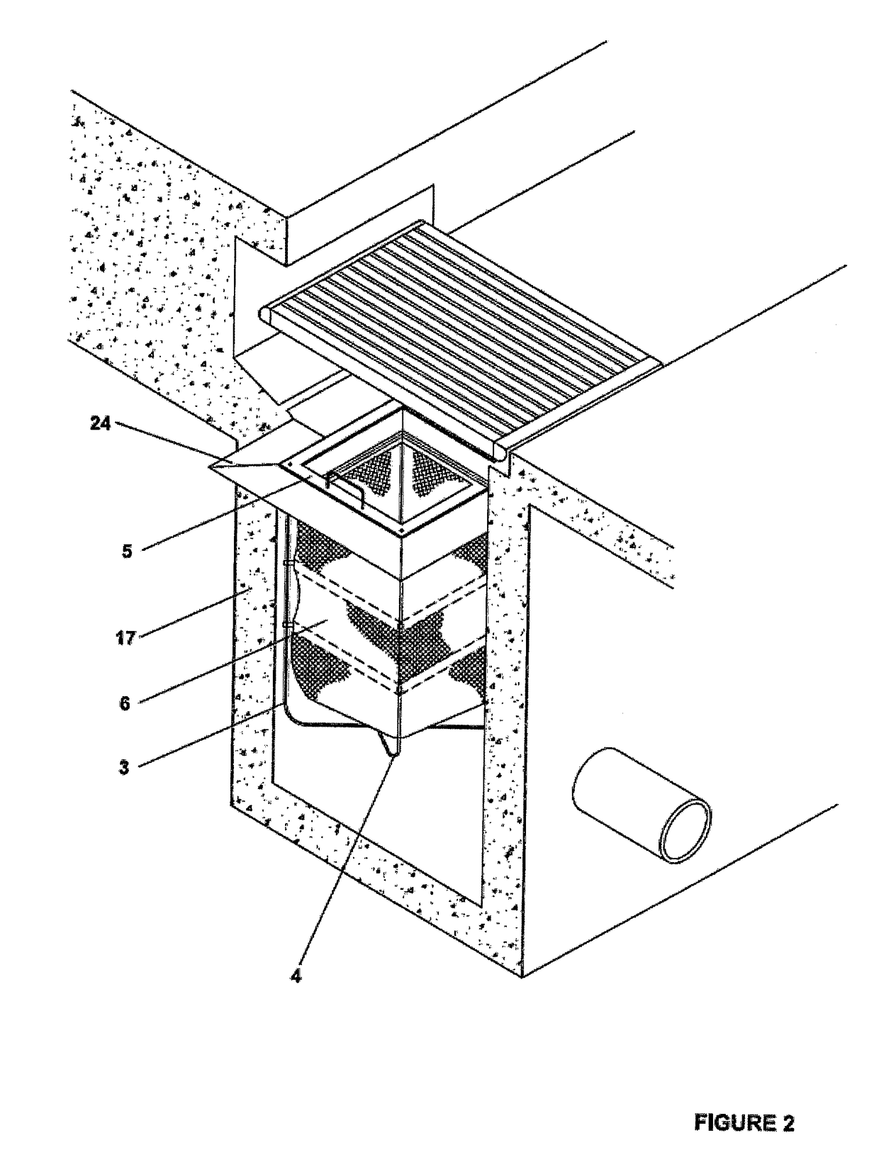 Storm water filter and components thereof and methods of installation and use