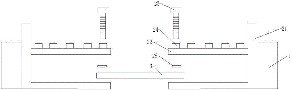 General fixing device for laser cutting