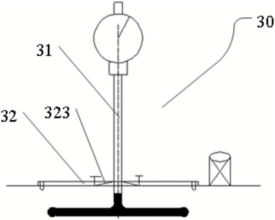 Tool for measuring roundness error of cylinder hole of engine cylinder body