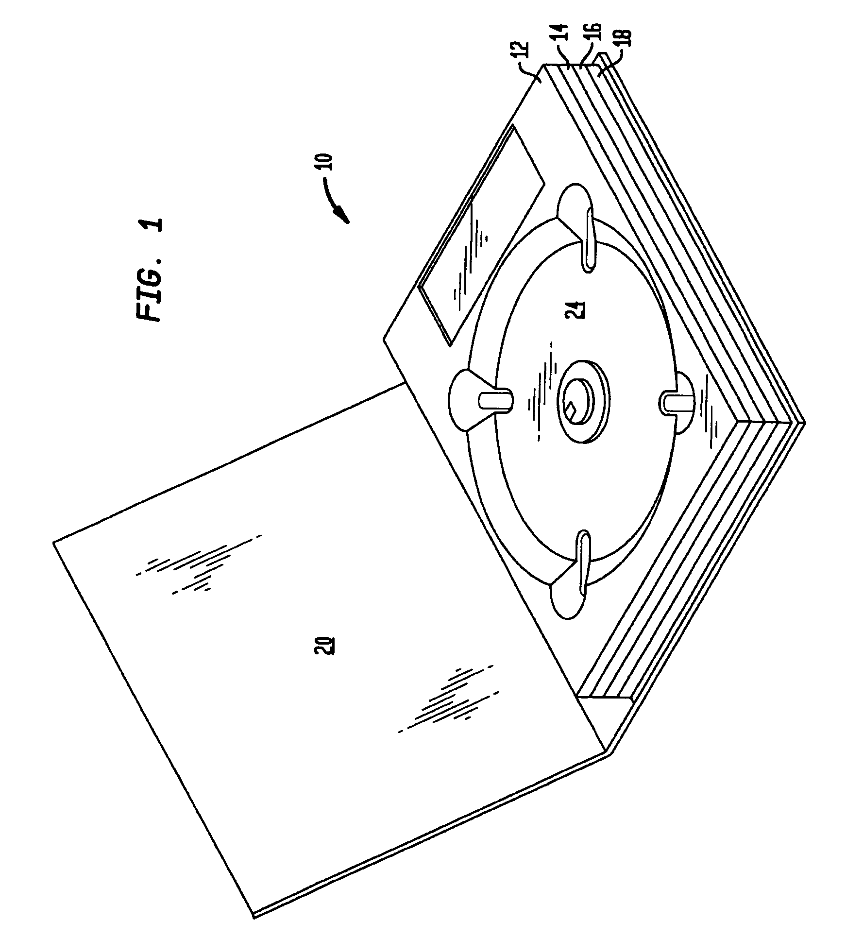 Packaging for multiple media discs and methods for making same