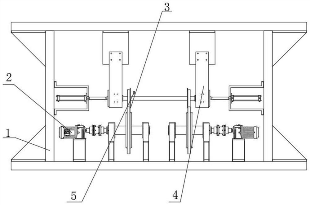 Rail locomotive vehicle wheel-rail bearing integrated test device