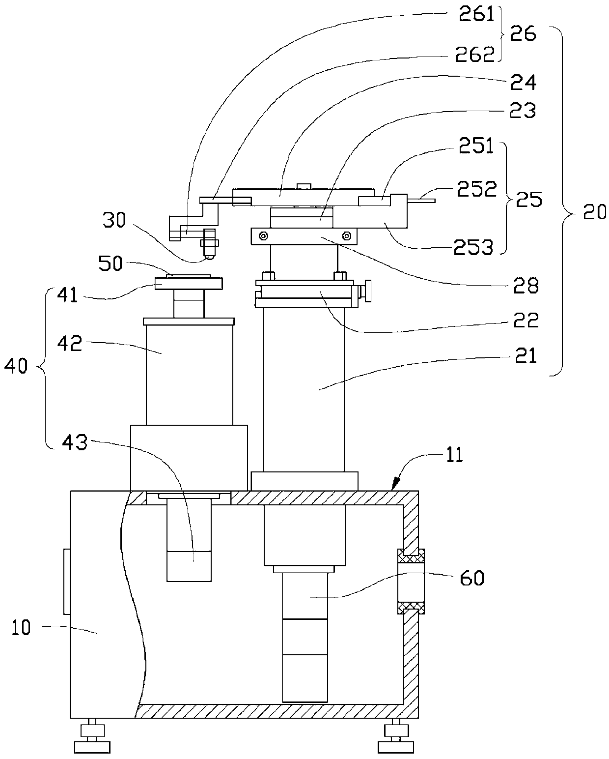 Micro friction force measuring device