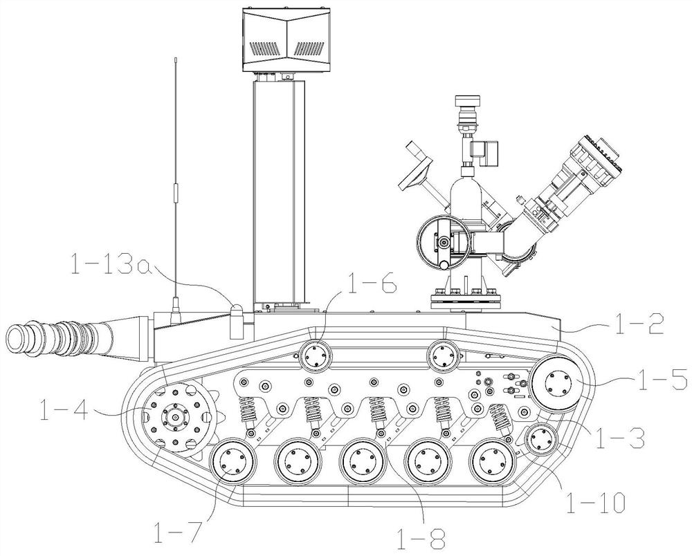 A fire detection and fire fighting robot and its working method