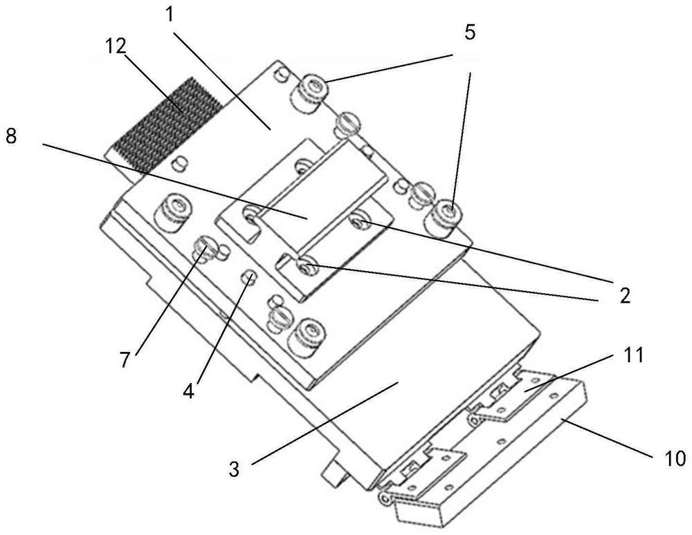 Cooling fin mounting device