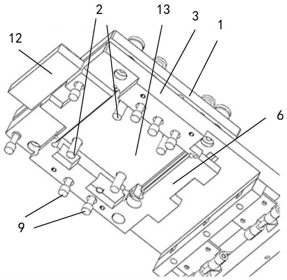 Cooling fin mounting device