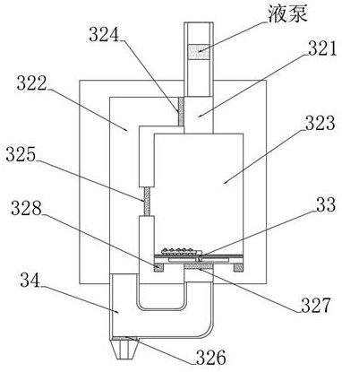 Circulating backflow type paint spraying device for automobile part production