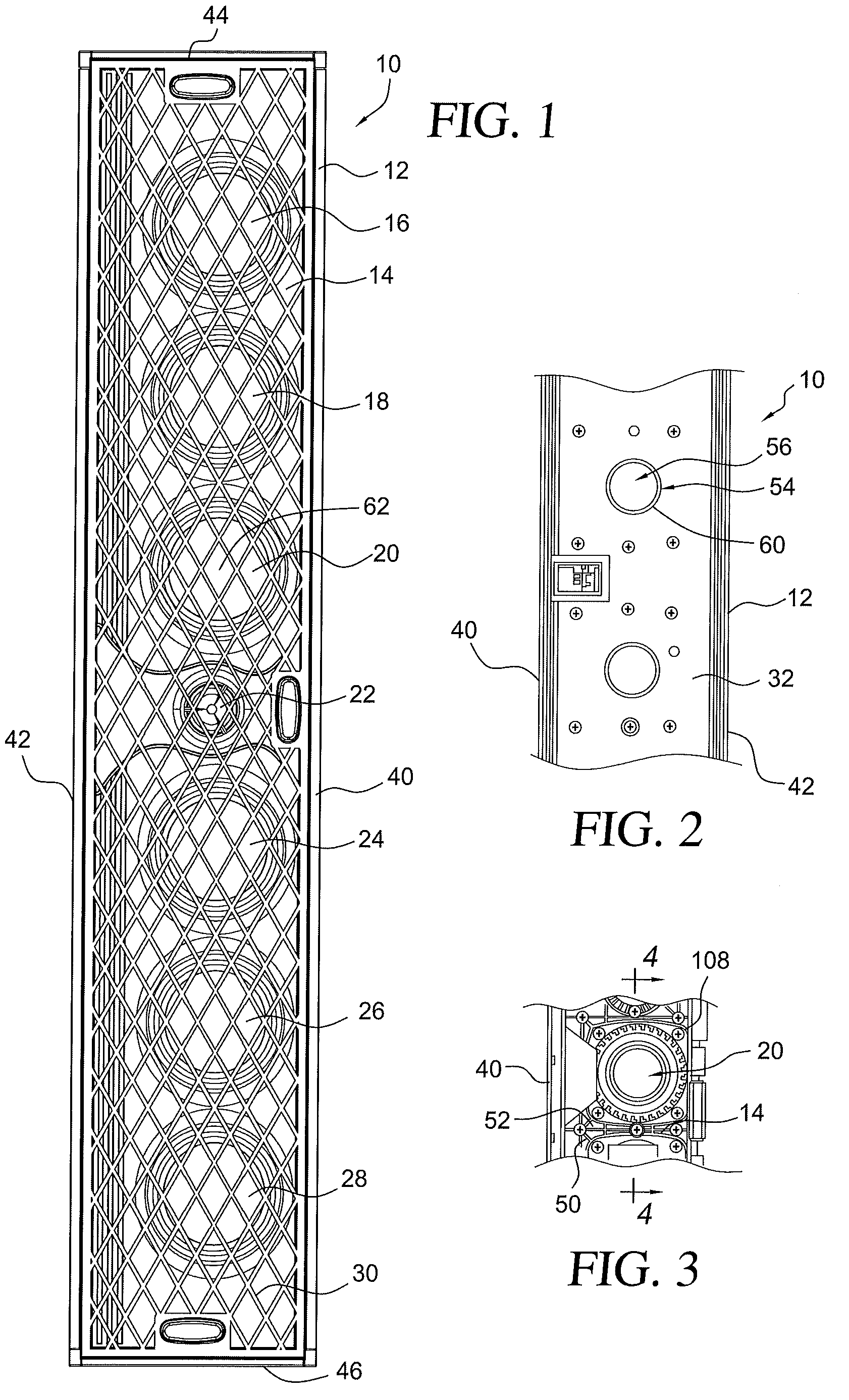Low-profile loudspeaker driver and enclosure assembly