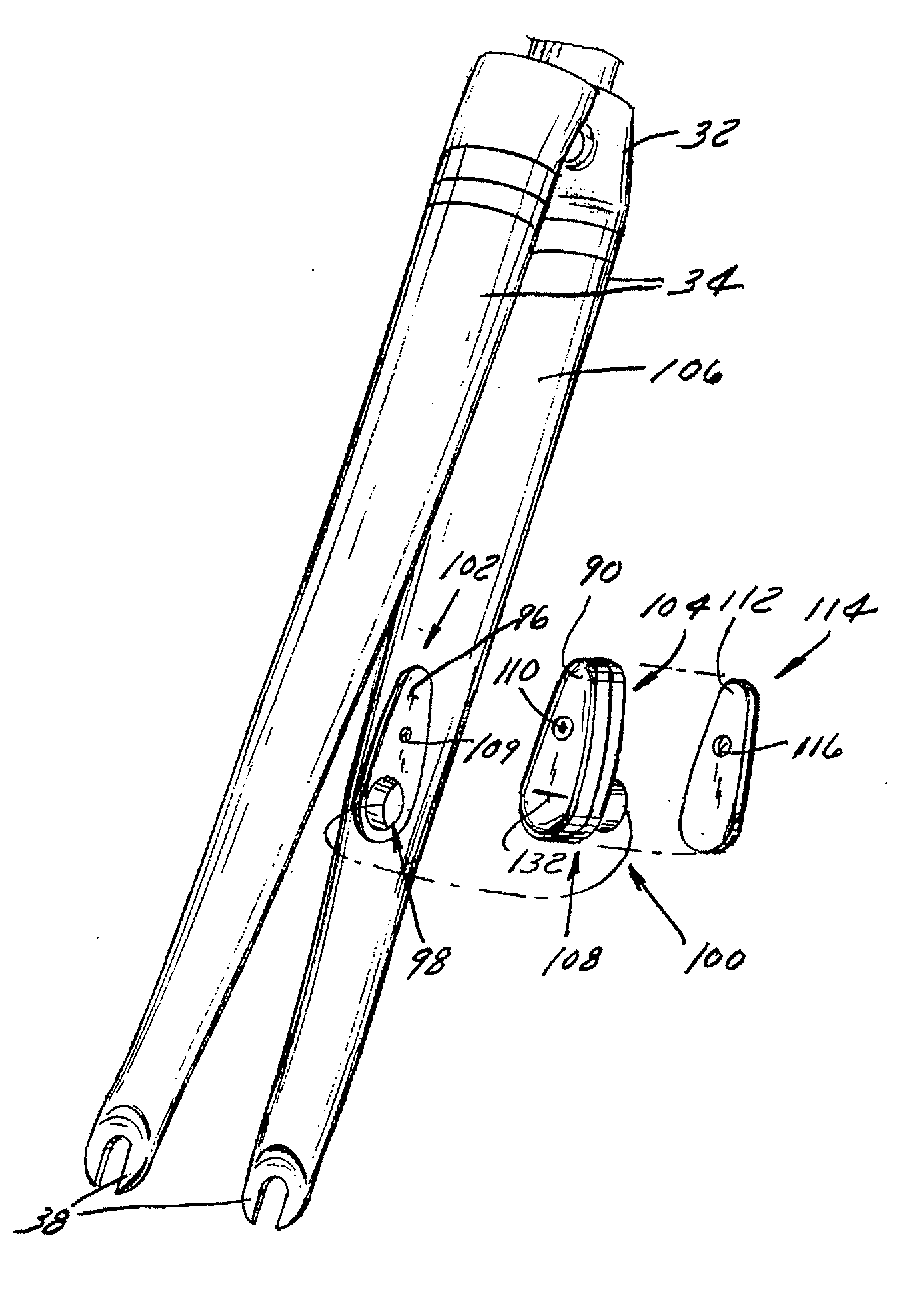 Bicycle frame with device cavity