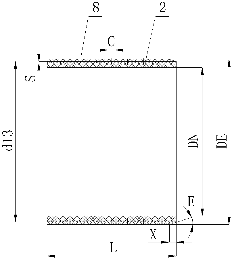 Full steel framework enhanced plug type composite pipe and manufacture technology thereof
