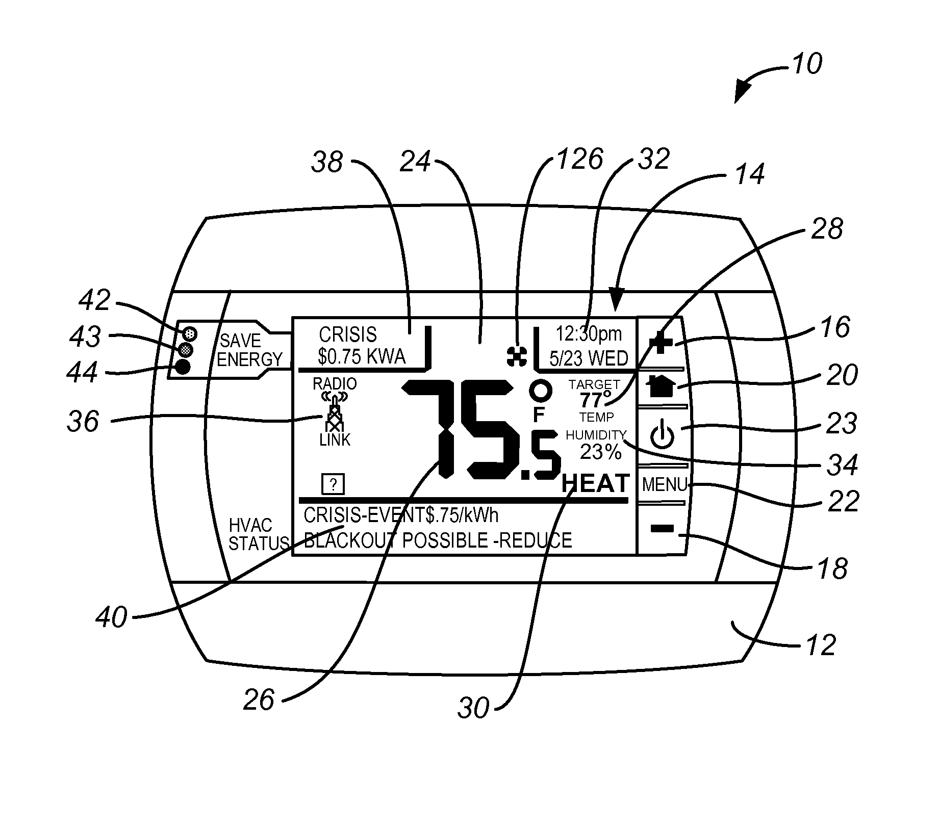 Method for operating a thermostatically controlled heater/cooler with fresh air intake