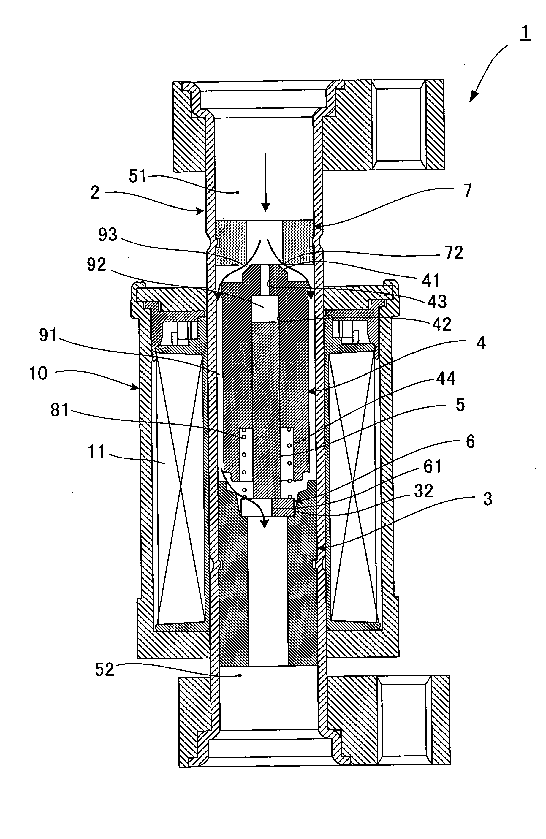 Constant differential pressure valve