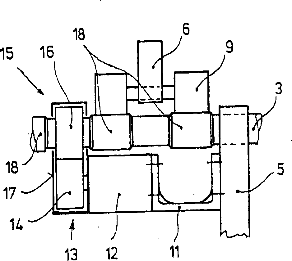 Ring spinning frame comprising drawing systems