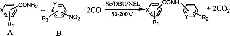 Process for synthesizing aryl substituted N-aryl amide compounds