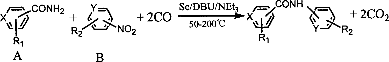 Process for synthesizing aryl substituted N-aryl amide compounds