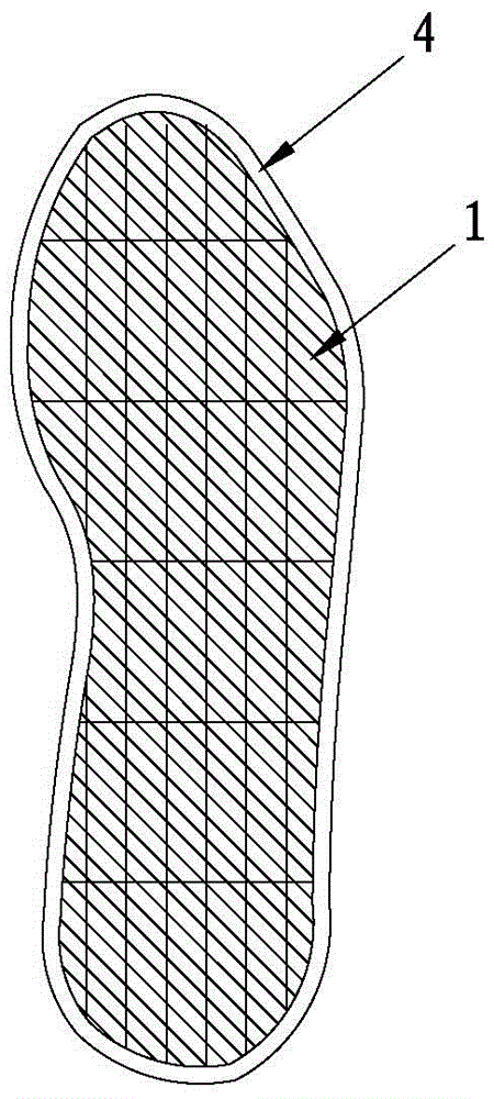Health-care composite shoe pad and production process thereof