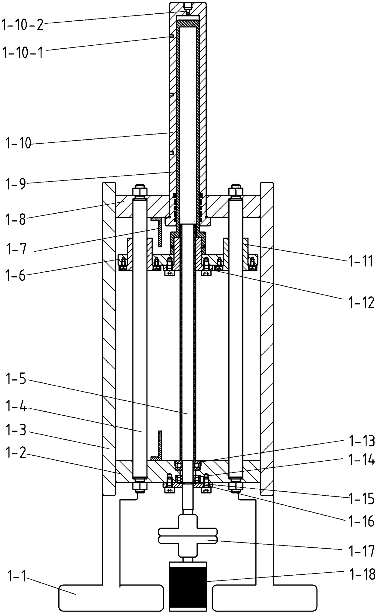 A submarine hydrothermal eruption simulation device with observation function