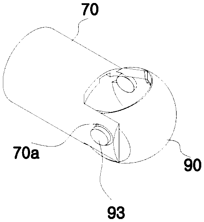 Writing utensil with self-sealing structure