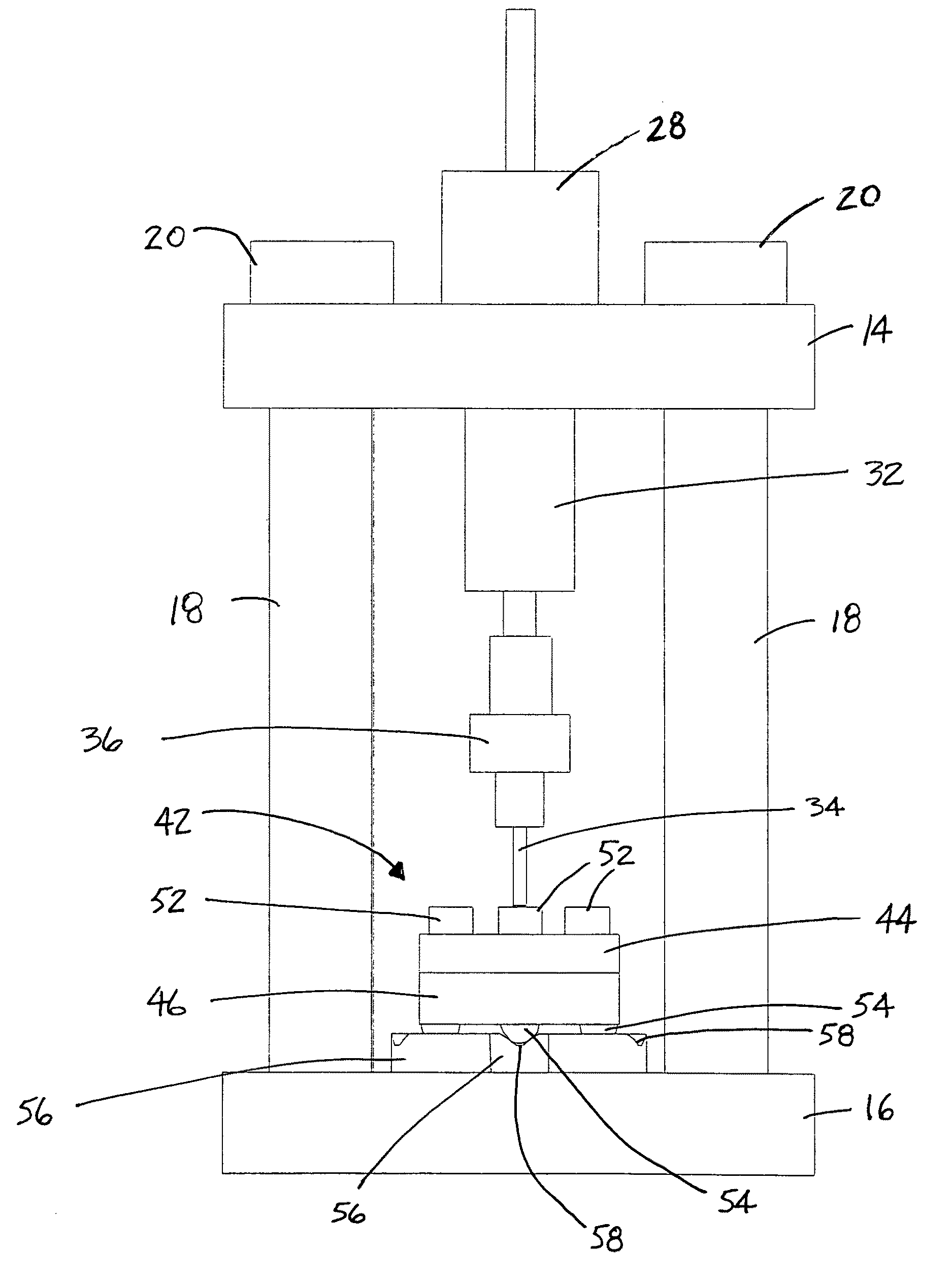 Method and apparatus for characterizing microscale formability of thin sheet materials