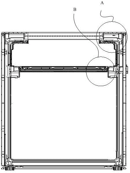 Top transparent vertical heat preservation cabinet, refrigeration equipment and assembly method