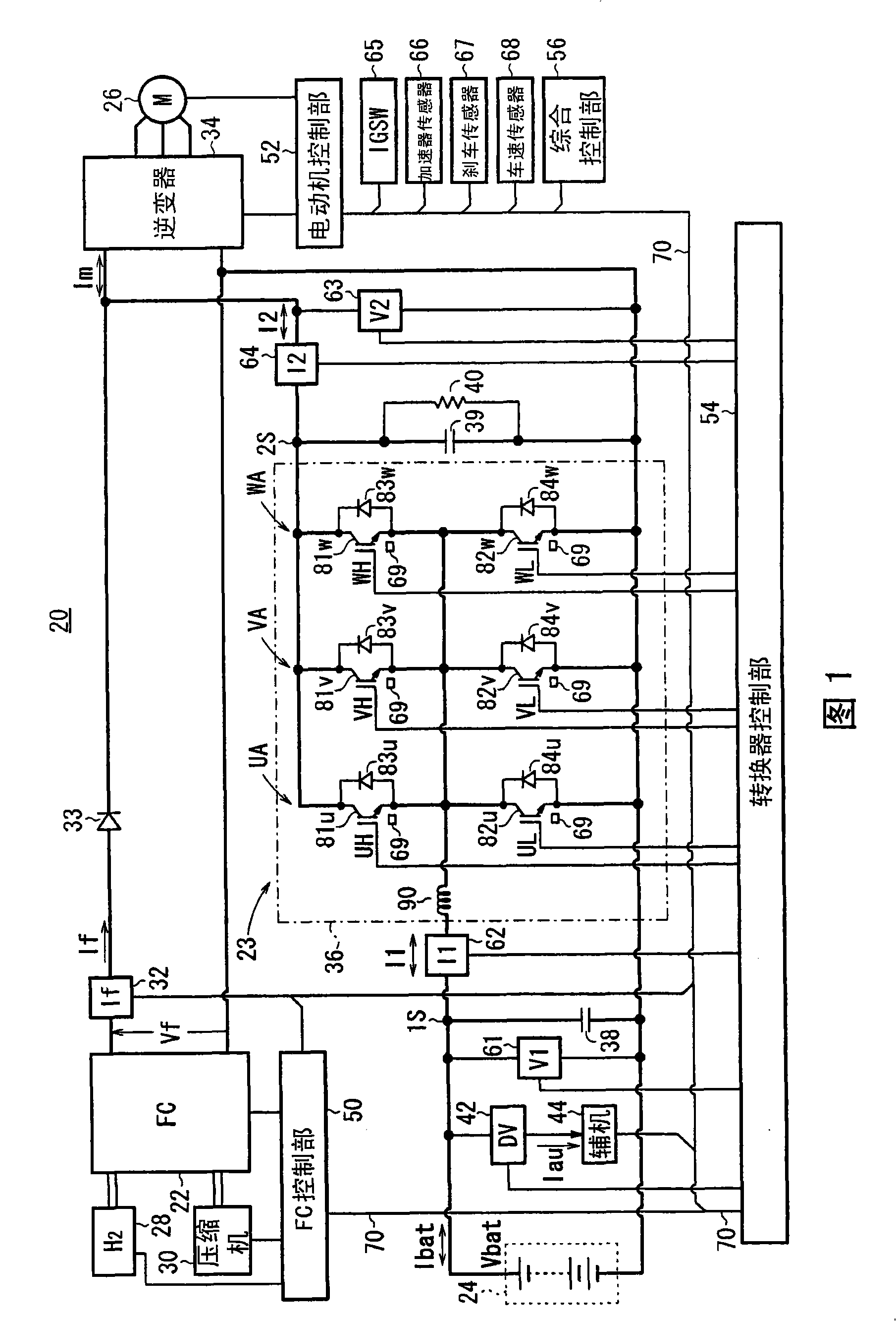DC/DC converter apparatus, vehicle, fuel cell system, and method of driving DC/DC converter apparatus