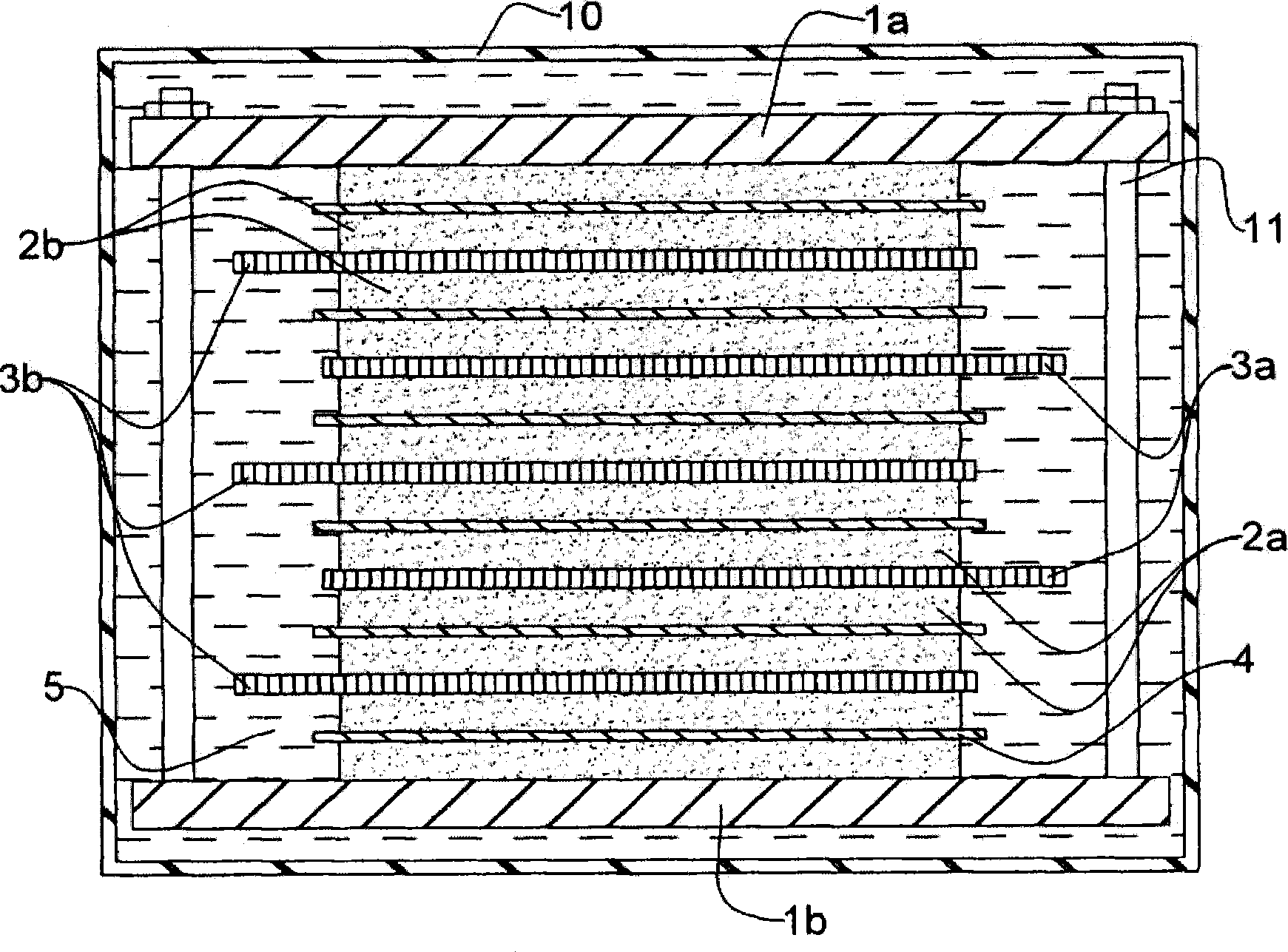 Lithium accumulator