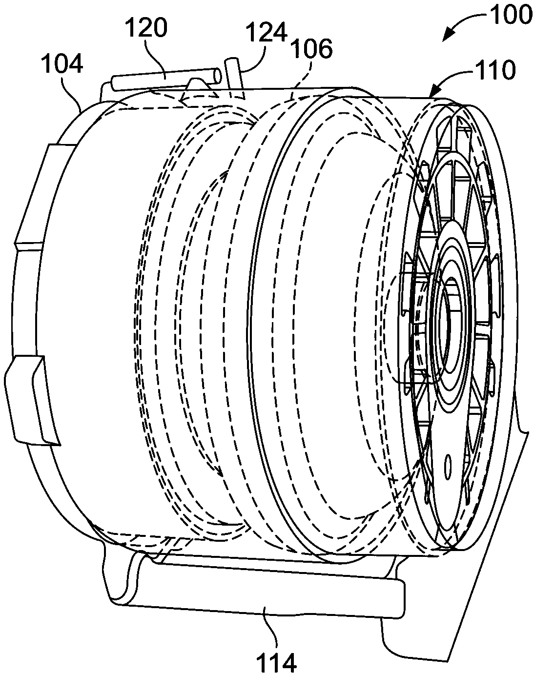 Hybrid transmission coolant flow management system