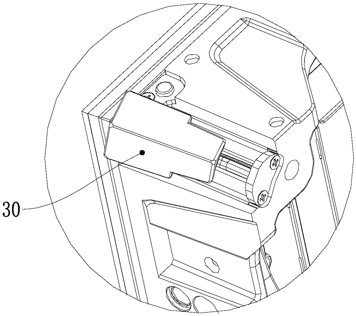 Corner protection device and LED display screen unit box body