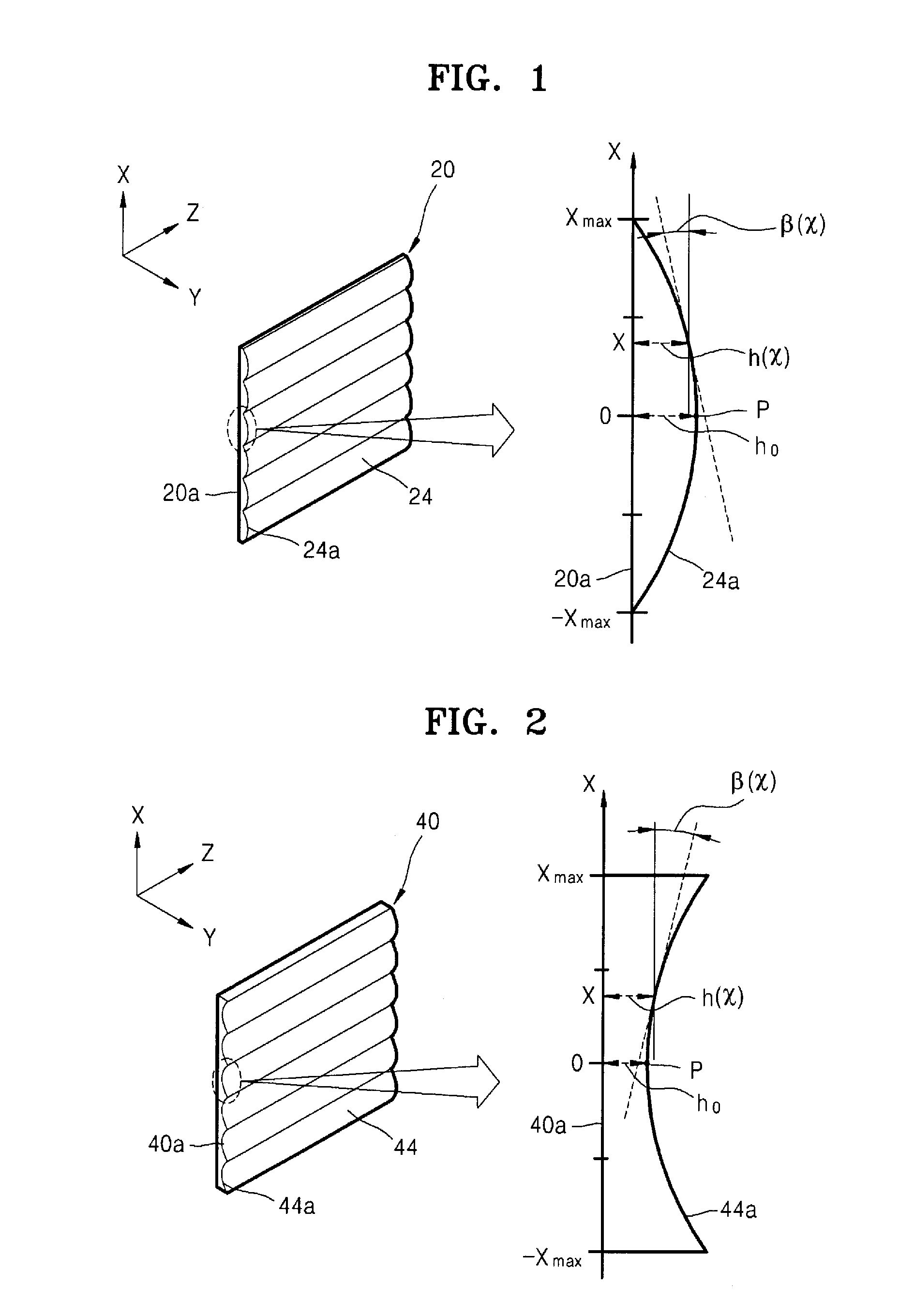 Diffuser having shape profile for reducing speckle noise and a laser projection system employing the same