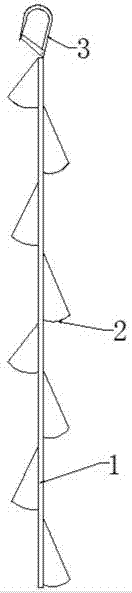 High-altitude falling overhanging self-saving component and method for power worker