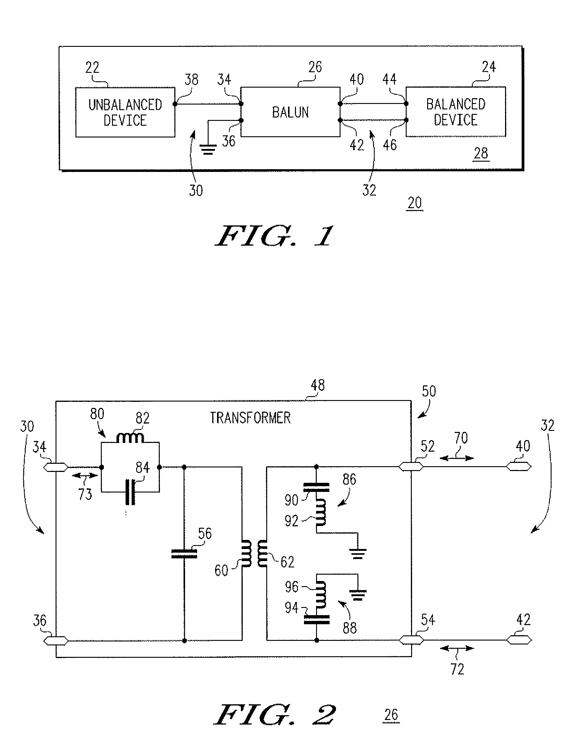 Balun signal transformer and method of forming