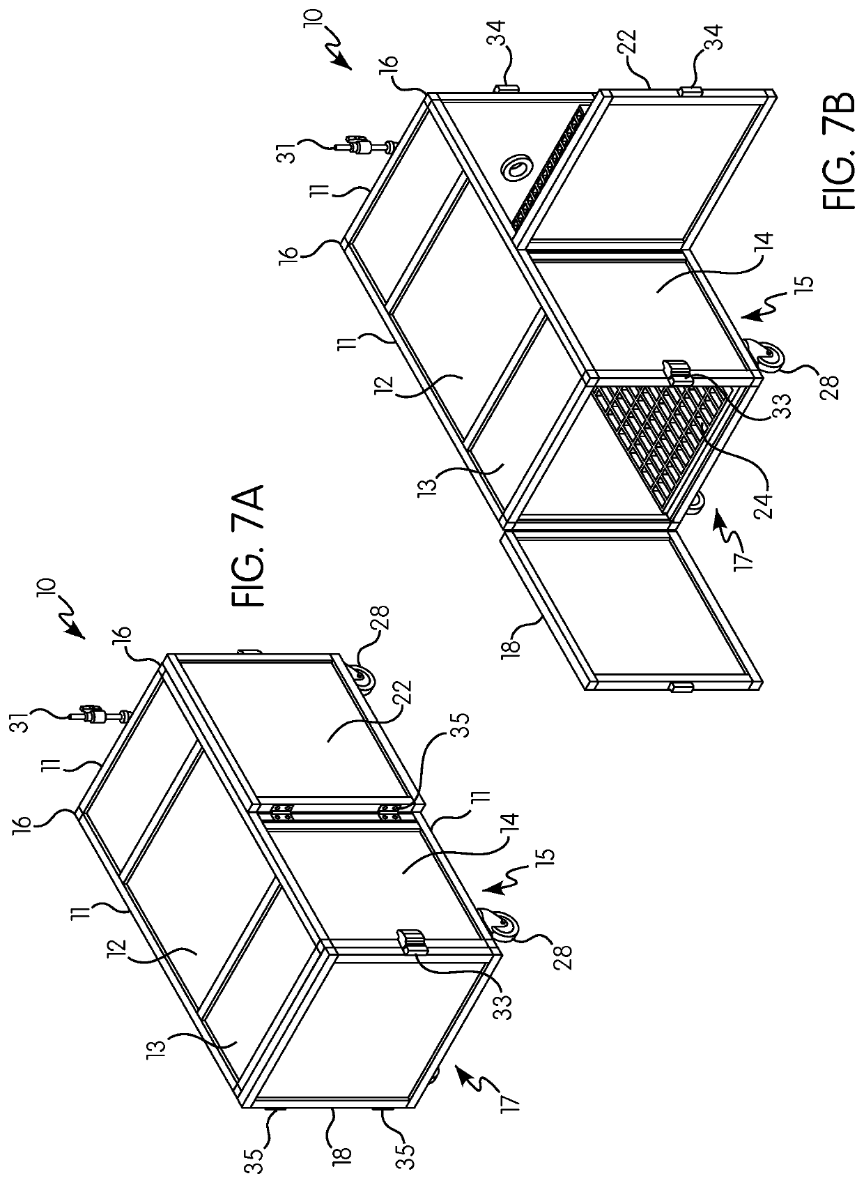 Gas induction chamber for large animals