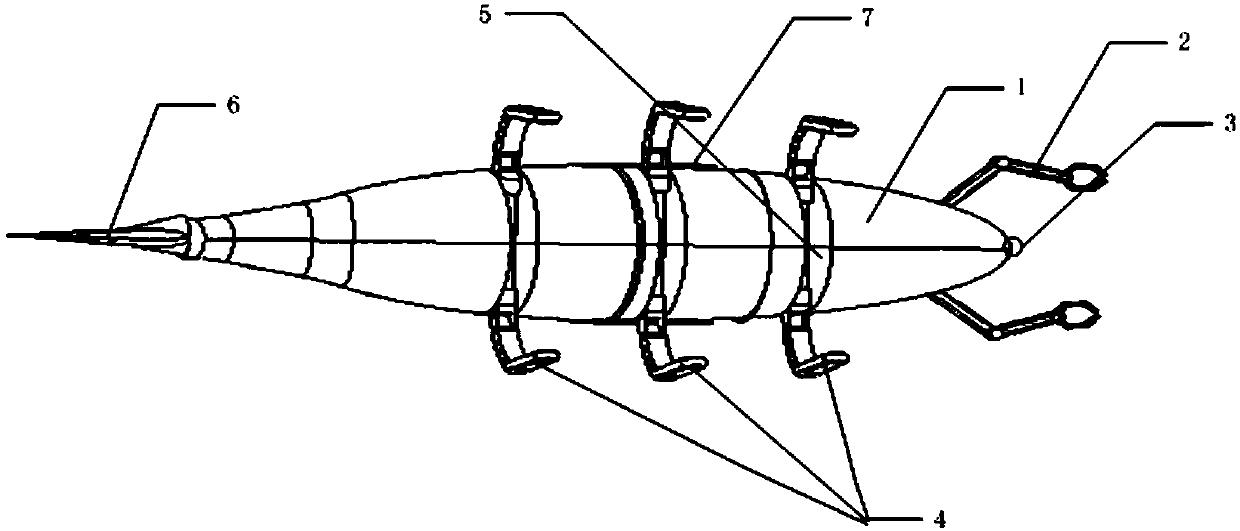 A bionic multi-navigation deep-sea unmanned submersible