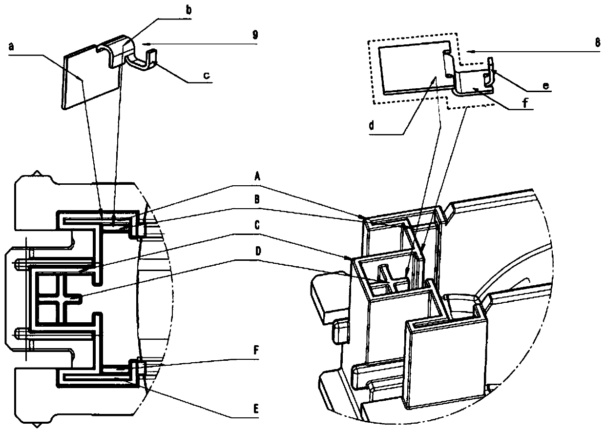 Induction type door handle for automobile and automobile