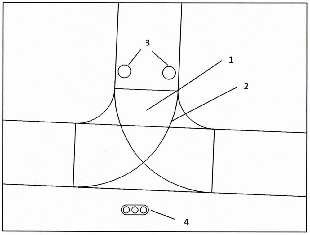 Intersection vector-grid map scheme suitable for small automatic driving vehicle