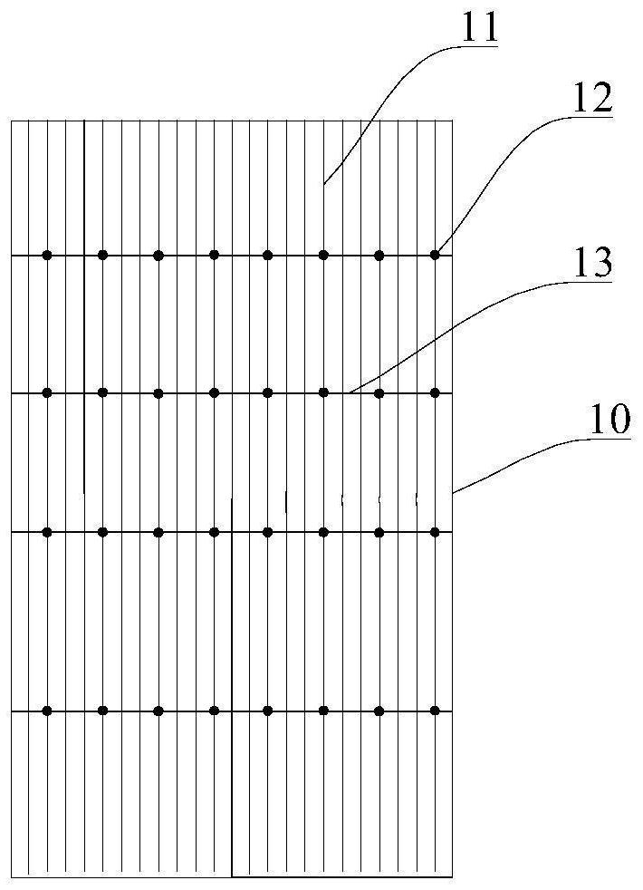 Solder strip gluing method for solar cell